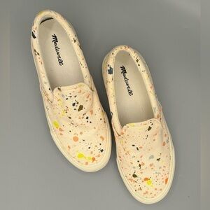 Madewell Multicolor Splatter Slip-On Sneakers